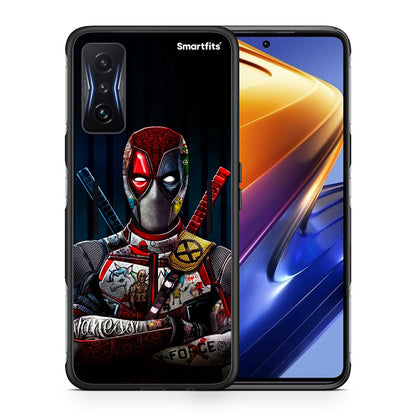 Θήκη Xiaomi Poco F4 GT Funny Guy από τη Smartfits με σχέδιο στο πίσω μέρος και μαύρο περίβλημα | Xiaomi Poco F4 GT Funny Guy case with colorful back and black bezels