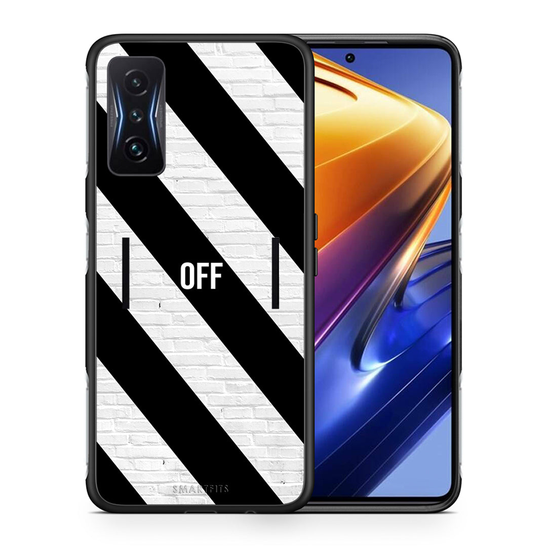 Θήκη Xiaomi Poco F4 GT Get Off από τη Smartfits με σχέδιο στο πίσω μέρος και μαύρο περίβλημα | Xiaomi Poco F4 GT Get Off case with colorful back and black bezels