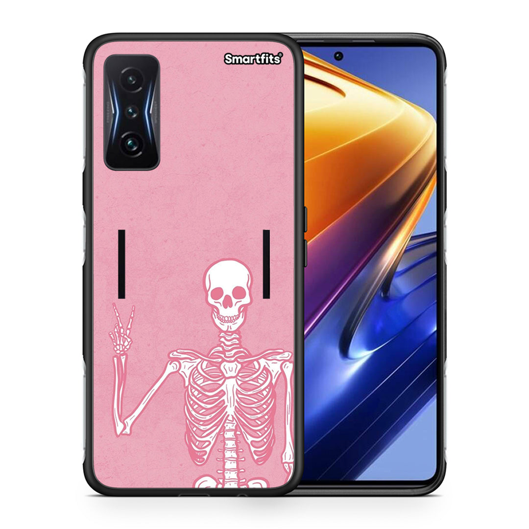 Θήκη Xiaomi Poco F4 GT Halloween Motivation από τη Smartfits με σχέδιο στο πίσω μέρος και μαύρο περίβλημα | Xiaomi Poco F4 GT Halloween Motivation case with colorful back and black bezels