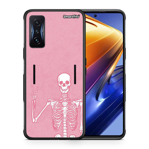 Θήκη Xiaomi Poco F4 GT Halloween Motivation από τη Smartfits με σχέδιο στο πίσω μέρος και μαύρο περίβλημα | Xiaomi Poco F4 GT Halloween Motivation case with colorful back and black bezels