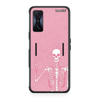 Xiaomi Poco F4 GT Halloween Motivation θήκη από τη Smartfits με σχέδιο στο πίσω μέρος και μαύρο περίβλημα | Smartphone case with colorful back and black bezels by Smartfits