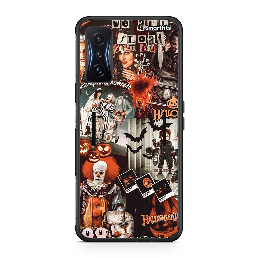 Xiaomi Poco F4 GT Halloween Spooky Season θήκη από τη Smartfits με σχέδιο στο πίσω μέρος και μαύρο περίβλημα | Smartphone case with colorful back and black bezels by Smartfits