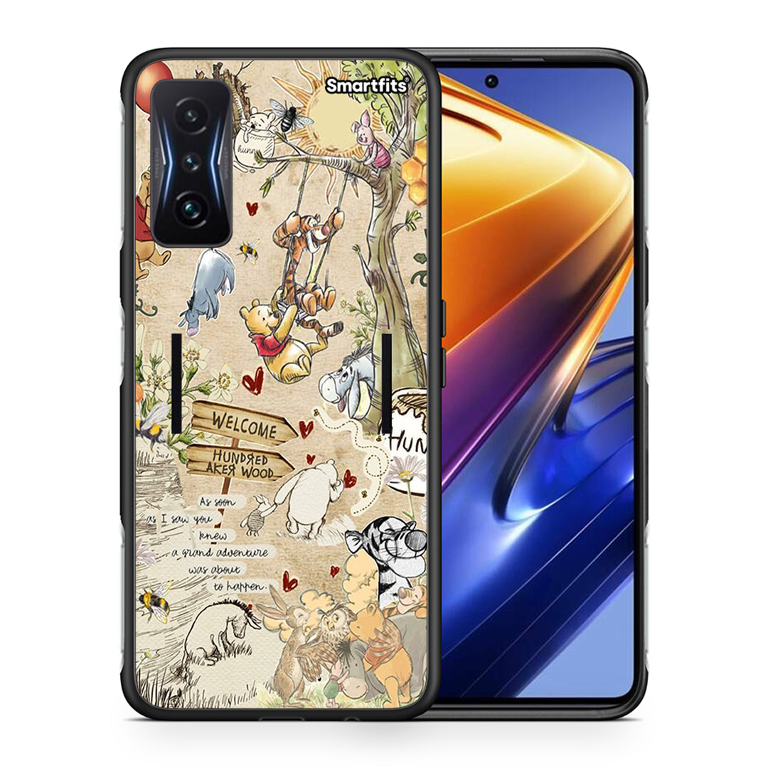 Θήκη Xiaomi Poco F4 GT Happy Friends από τη Smartfits με σχέδιο στο πίσω μέρος και μαύρο περίβλημα | Xiaomi Poco F4 GT Happy Friends case with colorful back and black bezels