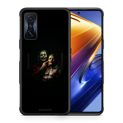 Θήκη Xiaomi Poco F4 GT Clown Hero από τη Smartfits με σχέδιο στο πίσω μέρος και μαύρο περίβλημα | Xiaomi Poco F4 GT Clown Hero case with colorful back and black bezels