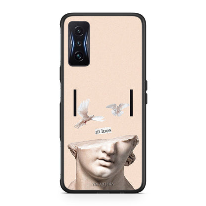 Xiaomi Poco F4 GT In Love θήκη από τη Smartfits με σχέδιο στο πίσω μέρος και μαύρο περίβλημα | Smartphone case with colorful back and black bezels by Smartfits