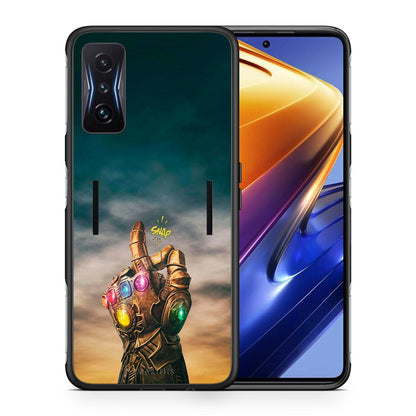Θήκη Xiaomi Poco F4 GT Infinity Snap από τη Smartfits με σχέδιο στο πίσω μέρος και μαύρο περίβλημα | Xiaomi Poco F4 GT Infinity Snap case with colorful back and black bezels