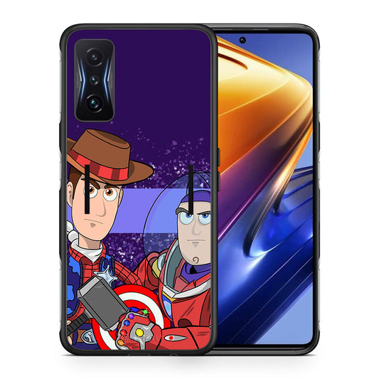 Θήκη Xiaomi Poco F4 GT Infinity Story από τη Smartfits με σχέδιο στο πίσω μέρος και μαύρο περίβλημα | Xiaomi Poco F4 GT Infinity Story case with colorful back and black bezels