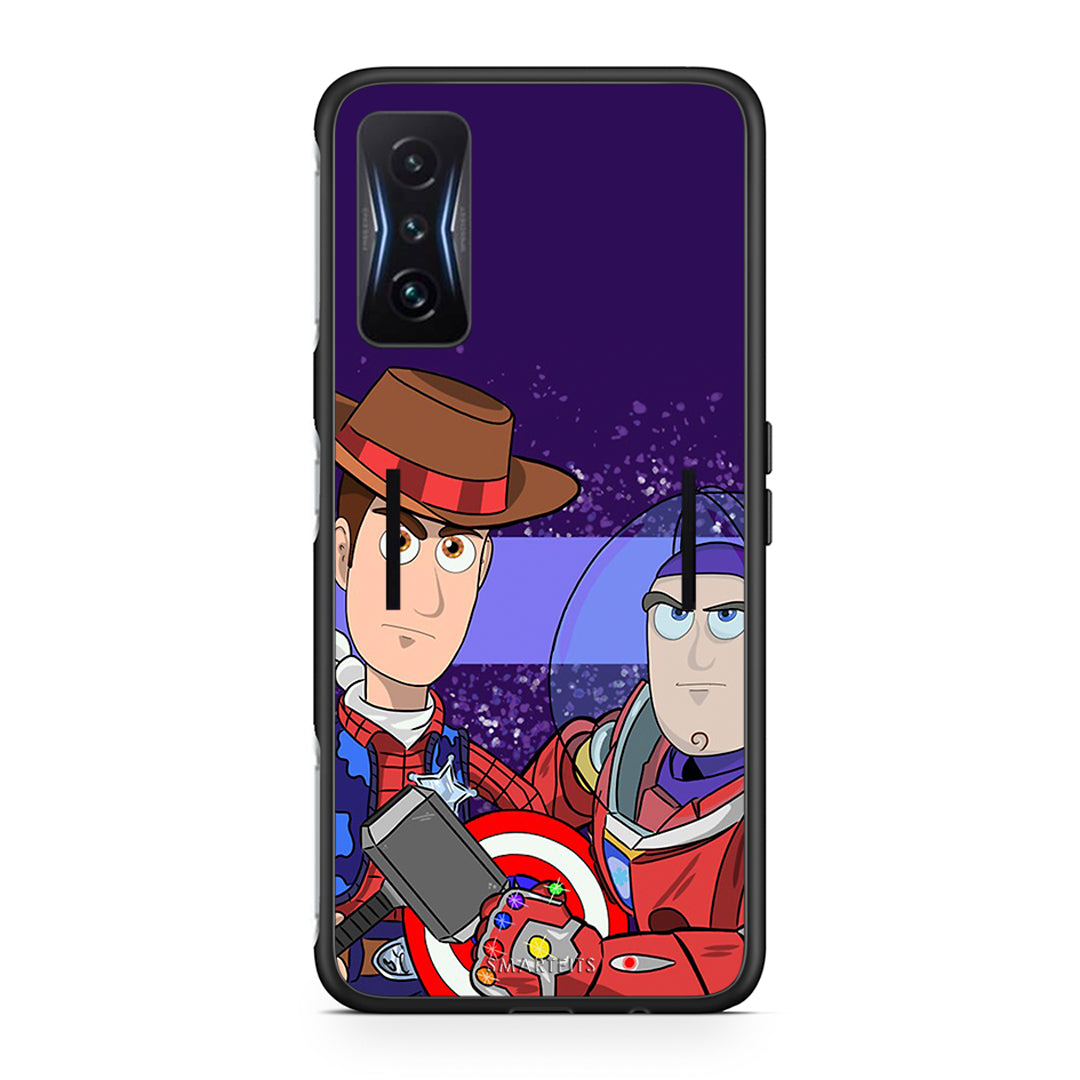 Xiaomi Poco F4 GT Infinity Story θήκη από τη Smartfits με σχέδιο στο πίσω μέρος και μαύρο περίβλημα | Smartphone case with colorful back and black bezels by Smartfits