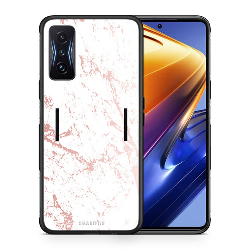 Θήκη Xiaomi Poco F4 GT Pink Splash Marble από τη Smartfits με σχέδιο στο πίσω μέρος και μαύρο περίβλημα | Xiaomi Poco F4 GT Pink Splash Marble case with colorful back and black bezels
