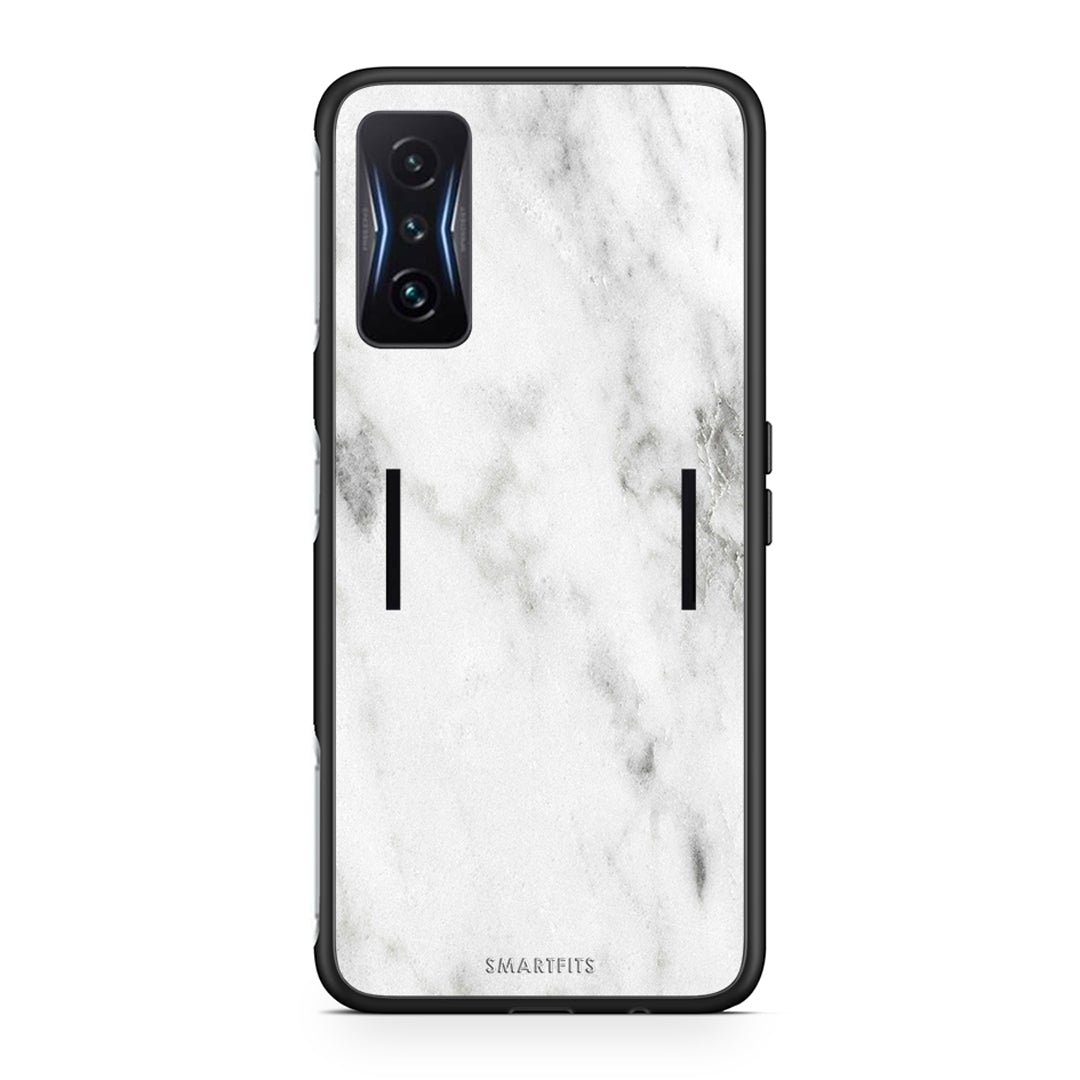 2 - Xiaomi Poco F4 GT White marble case, cover, bumper