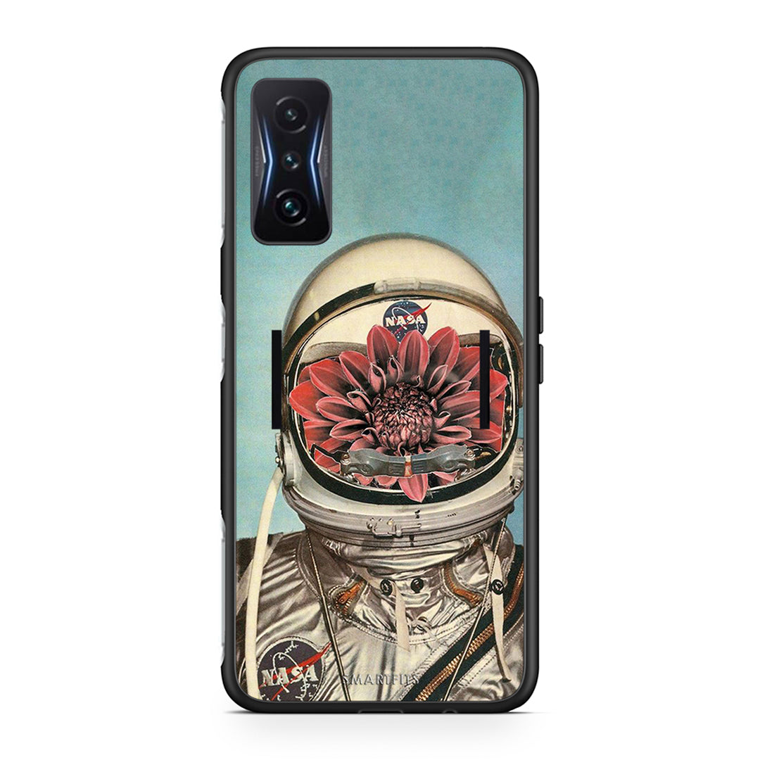 Xiaomi Poco F4 GT Nasa Bloom θήκη από τη Smartfits με σχέδιο στο πίσω μέρος και μαύρο περίβλημα | Smartphone case with colorful back and black bezels by Smartfits
