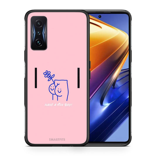 Θήκη Xiaomi Poco F4 GT Nice Day από τη Smartfits με σχέδιο στο πίσω μέρος και μαύρο περίβλημα | Xiaomi Poco F4 GT Nice Day case with colorful back and black bezels