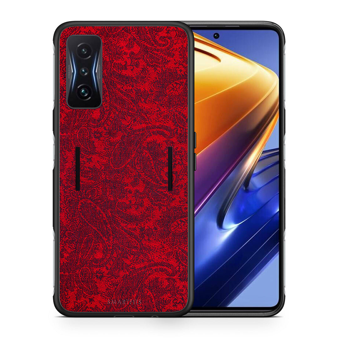 Θήκη Xiaomi Poco F4 GT Paisley Cashmere από τη Smartfits με σχέδιο στο πίσω μέρος και μαύρο περίβλημα | Xiaomi Poco F4 GT Paisley Cashmere case with colorful back and black bezels