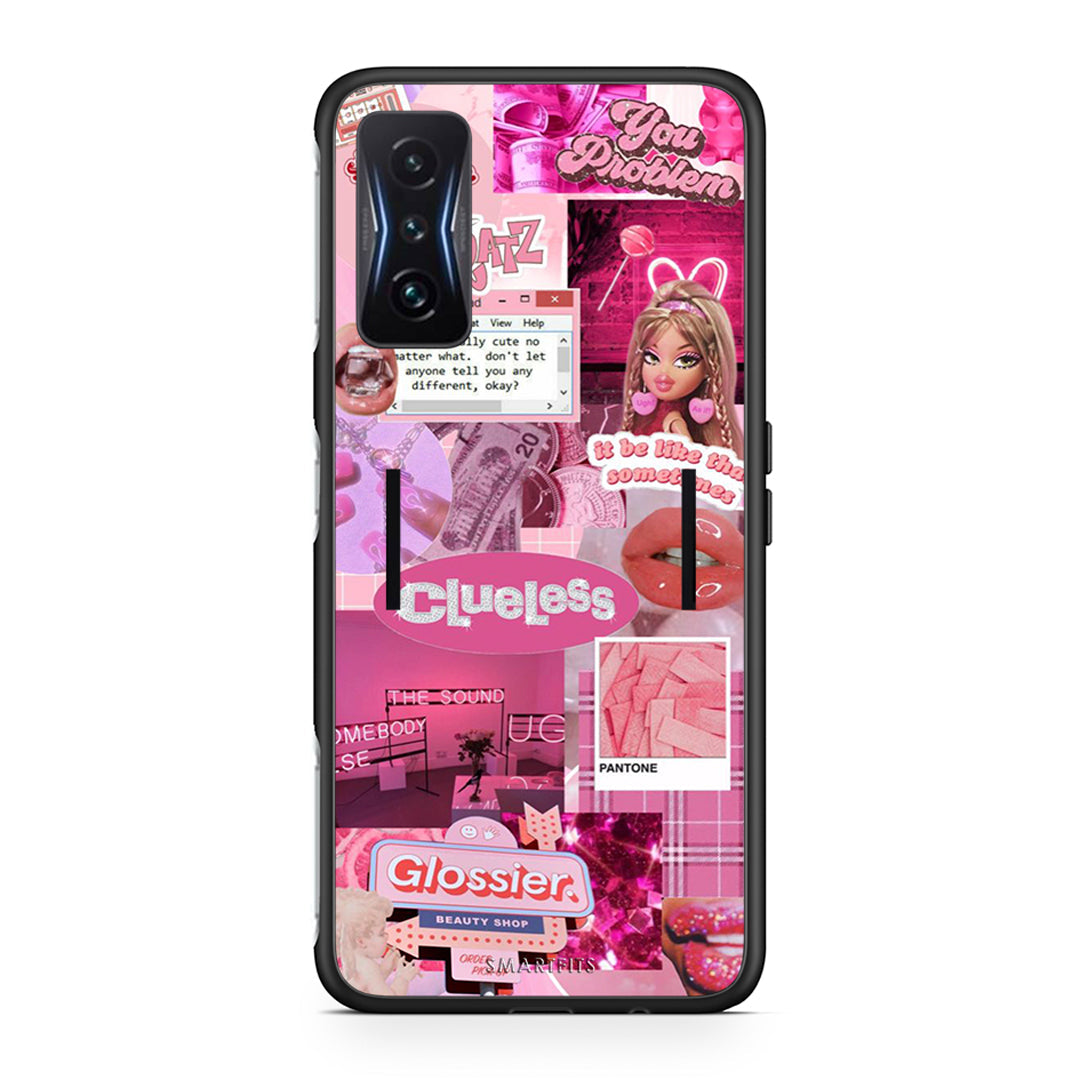 Xiaomi Poco F4 GT Pink Love Θήκη Αγίου Βαλεντίνου από τη Smartfits με σχέδιο στο πίσω μέρος και μαύρο περίβλημα | Smartphone case with colorful back and black bezels by Smartfits