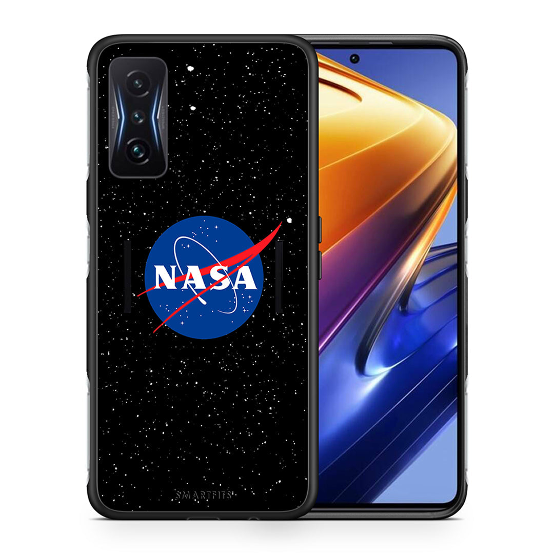 Θήκη Xiaomi Poco F4 GT NASA PopArt από τη Smartfits με σχέδιο στο πίσω μέρος και μαύρο περίβλημα | Xiaomi Poco F4 GT NASA PopArt case with colorful back and black bezels