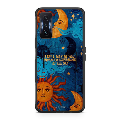 Xiaomi Poco F4 GT Screaming Sky θήκη από τη Smartfits με σχέδιο στο πίσω μέρος και μαύρο περίβλημα | Smartphone case with colorful back and black bezels by Smartfits
