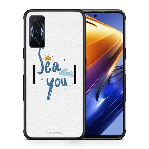Θήκη Xiaomi Poco F4 GT Sea You από τη Smartfits με σχέδιο στο πίσω μέρος και μαύρο περίβλημα | Xiaomi Poco F4 GT Sea You case with colorful back and black bezels