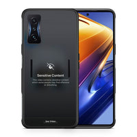 Thumbnail for Θήκη Xiaomi Poco F4 GT Sensitive Content από τη Smartfits με σχέδιο στο πίσω μέρος και μαύρο περίβλημα | Xiaomi Poco F4 GT Sensitive Content case with colorful back and black bezels