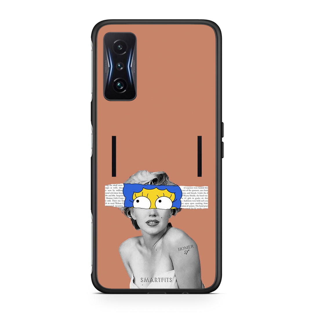 Xiaomi Poco F4 GT Sim Merilyn θήκη από τη Smartfits με σχέδιο στο πίσω μέρος και μαύρο περίβλημα | Smartphone case with colorful back and black bezels by Smartfits