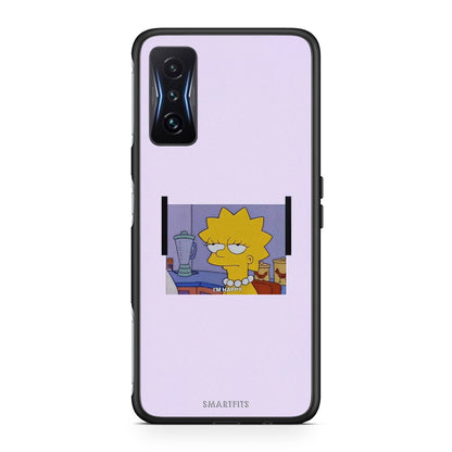 Xiaomi Poco F4 GT So Happy θήκη από τη Smartfits με σχέδιο στο πίσω μέρος και μαύρο περίβλημα | Smartphone case with colorful back and black bezels by Smartfits