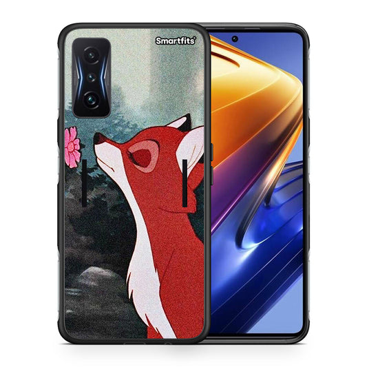 Θήκη Xiaomi Poco F4 GT Tod And Vixey Love 2 από τη Smartfits με σχέδιο στο πίσω μέρος και μαύρο περίβλημα | Xiaomi Poco F4 GT Tod And Vixey Love 2 case with colorful back and black bezels