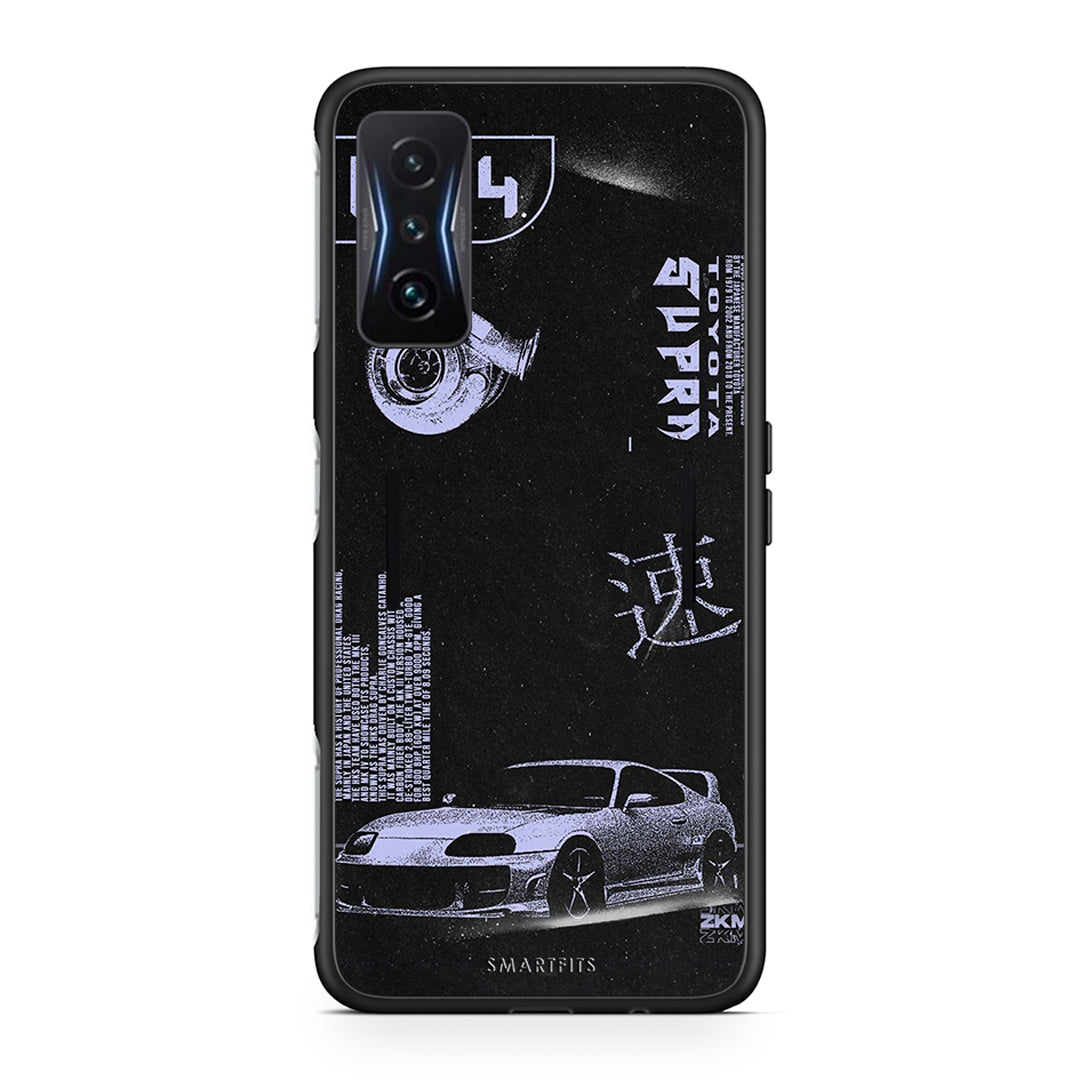 Xiaomi Poco F4 GT Tokyo Drift Θήκη Αγίου Βαλεντίνου από τη Smartfits με σχέδιο στο πίσω μέρος και μαύρο περίβλημα | Smartphone case with colorful back and black bezels by Smartfits