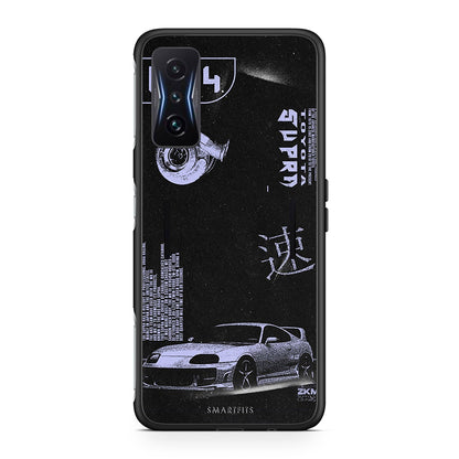 Xiaomi Poco F4 GT Tokyo Drift Θήκη Αγίου Βαλεντίνου από τη Smartfits με σχέδιο στο πίσω μέρος και μαύρο περίβλημα | Smartphone case with colorful back and black bezels by Smartfits