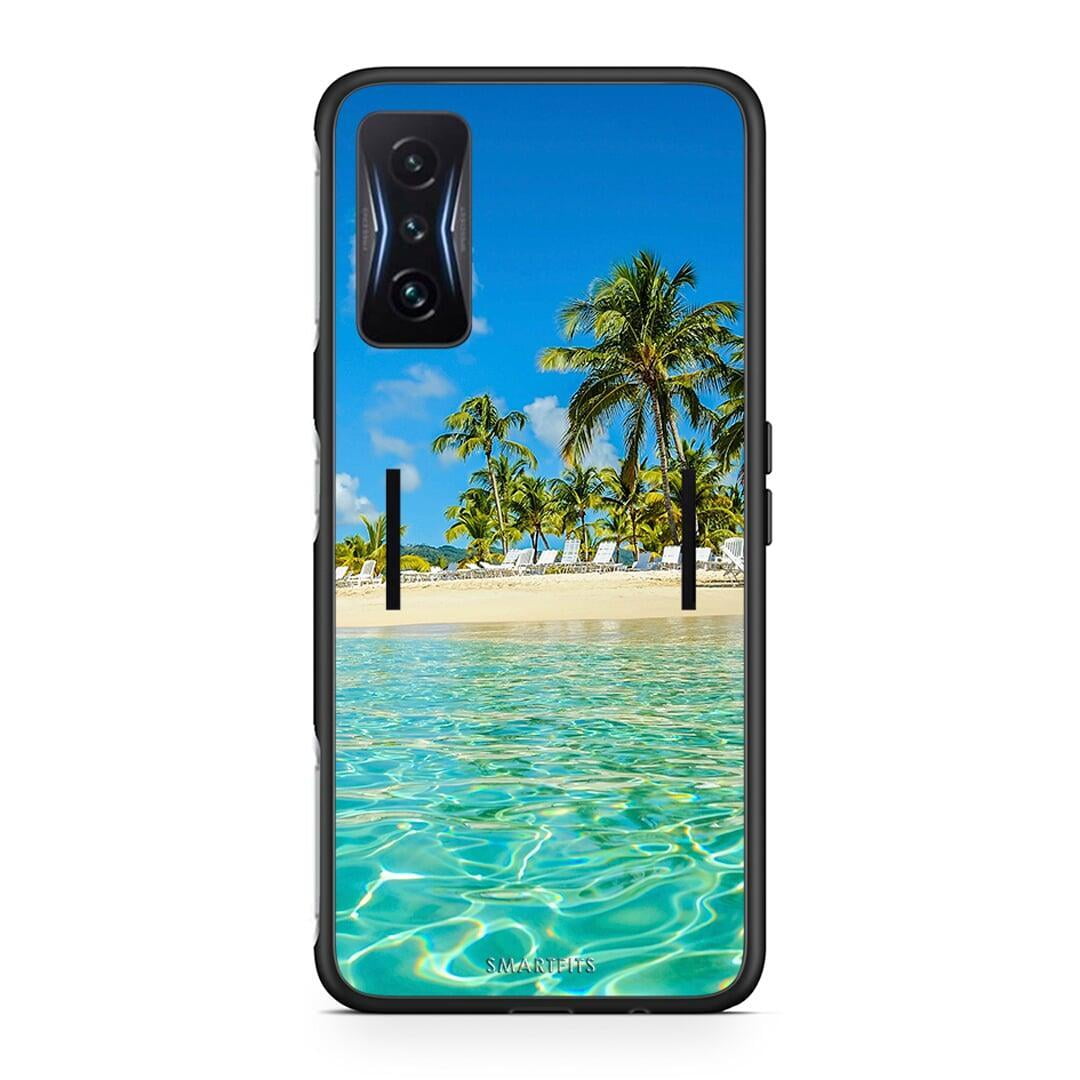 Xiaomi Poco F4 GT Tropical Vibes Θήκη από τη Smartfits με σχέδιο στο πίσω μέρος και μαύρο περίβλημα | Smartphone case with colorful back and black bezels by Smartfits