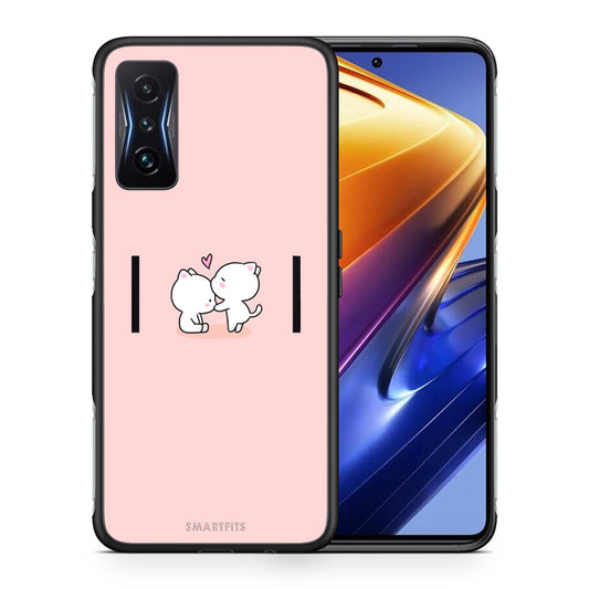 Θήκη Xiaomi Poco F4 GT Love Valentine από τη Smartfits με σχέδιο στο πίσω μέρος και μαύρο περίβλημα | Xiaomi Poco F4 GT Love Valentine case with colorful back and black bezels