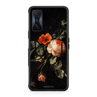 Thumbnail for Xiaomi Poco F4 GT Vintage Roses θήκη από τη Smartfits με σχέδιο στο πίσω μέρος και μαύρο περίβλημα | Smartphone case with colorful back and black bezels by Smartfits