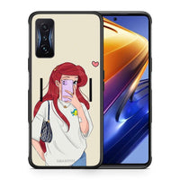 Thumbnail for Θήκη Xiaomi Poco F4 GT Walking Mermaid από τη Smartfits με σχέδιο στο πίσω μέρος και μαύρο περίβλημα | Xiaomi Poco F4 GT Walking Mermaid case with colorful back and black bezels