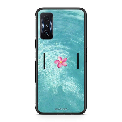 Xiaomi Poco F4 GT Water Flower Θήκη από τη Smartfits με σχέδιο στο πίσω μέρος και μαύρο περίβλημα | Smartphone case with colorful back and black bezels by Smartfits