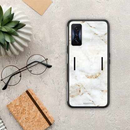 White Gold Marble - Xiaomi Poco F4 GT θήκη