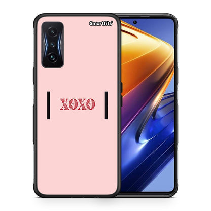 Θήκη Xiaomi Poco F4 GT XOXO Love από τη Smartfits με σχέδιο στο πίσω μέρος και μαύρο περίβλημα | Xiaomi Poco F4 GT XOXO Love case with colorful back and black bezels