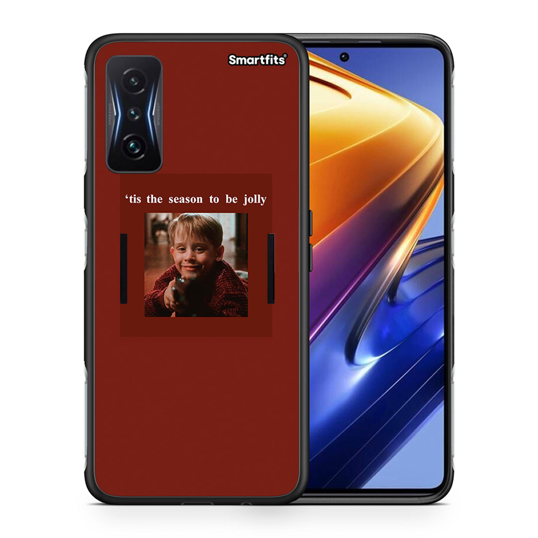 Θήκη Xiaomi Poco F4 GT Xmas Ultimate Spirit από τη Smartfits με σχέδιο στο πίσω μέρος και μαύρο περίβλημα | Xiaomi Poco F4 GT Xmas Ultimate Spirit case with colorful back and black bezels