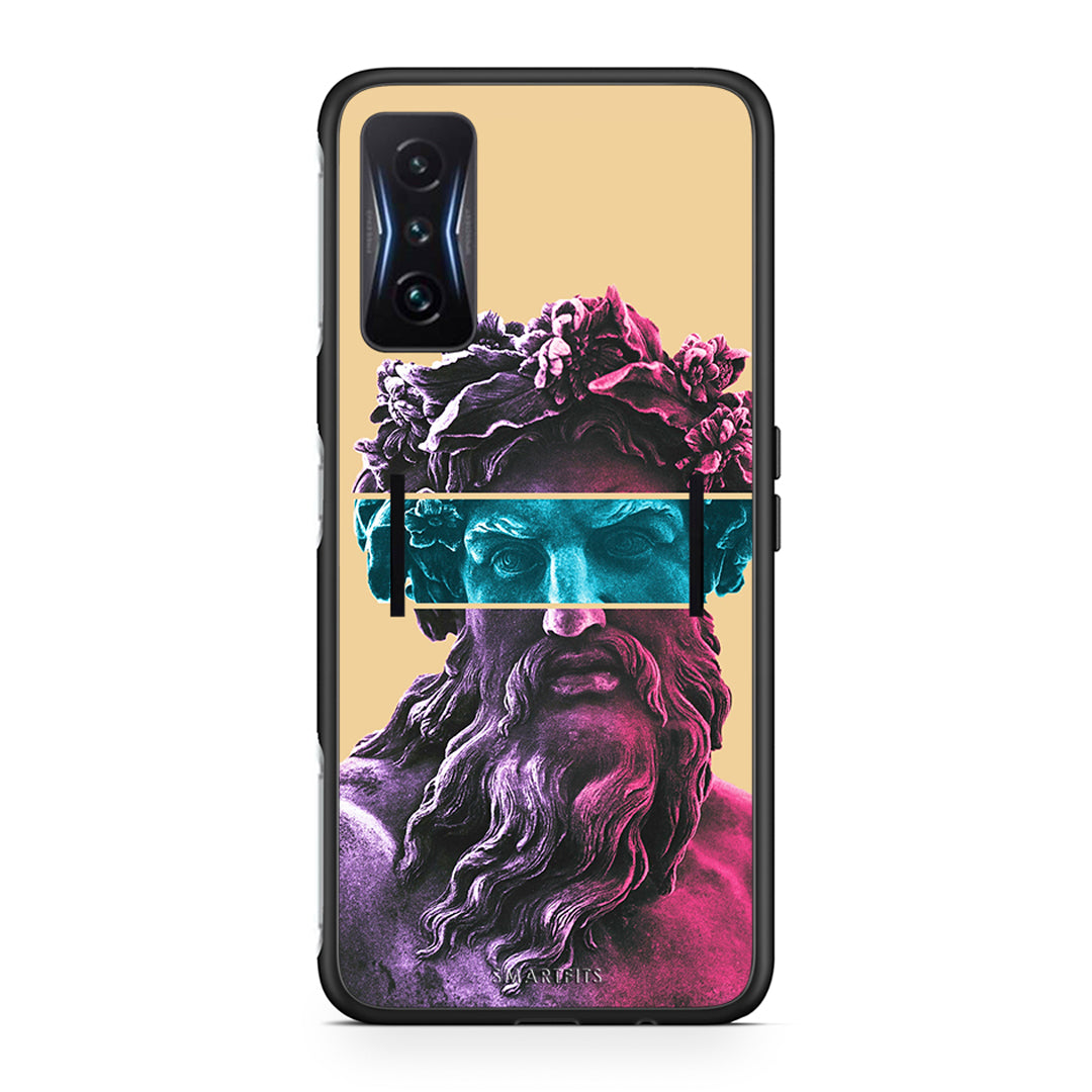 Xiaomi Poco F4 GT Zeus Art Θήκη Αγίου Βαλεντίνου από τη Smartfits με σχέδιο στο πίσω μέρος και μαύρο περίβλημα | Smartphone case with colorful back and black bezels by Smartfits