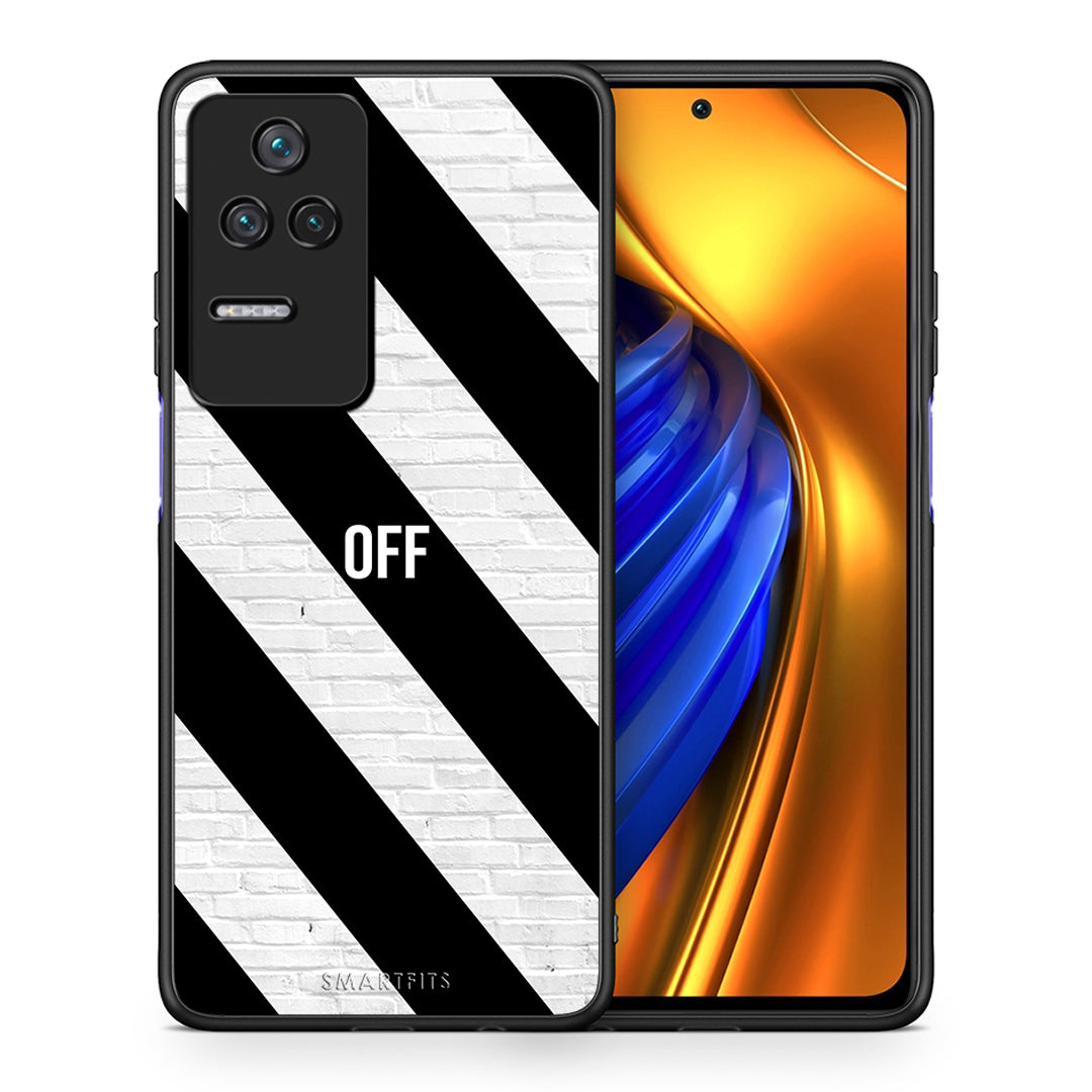 Θήκη Xiaomi Poco F4 / Redmi K40S Get Off από τη Smartfits με σχέδιο στο πίσω μέρος και μαύρο περίβλημα | Xiaomi Poco F4 / Redmi K40S Get Off case with colorful back and black bezels