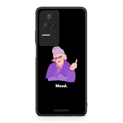 Xiaomi Poco F4 / Redmi K40S Grandma Mood Black θήκη από τη Smartfits με σχέδιο στο πίσω μέρος και μαύρο περίβλημα | Smartphone case with colorful back and black bezels by Smartfits