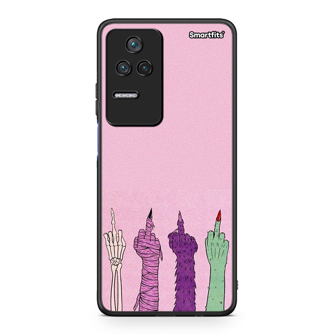 Xiaomi Poco F4 / Redmi K40S Halloween Be A Lady θήκη από τη Smartfits με σχέδιο στο πίσω μέρος και μαύρο περίβλημα | Smartphone case with colorful back and black bezels by Smartfits