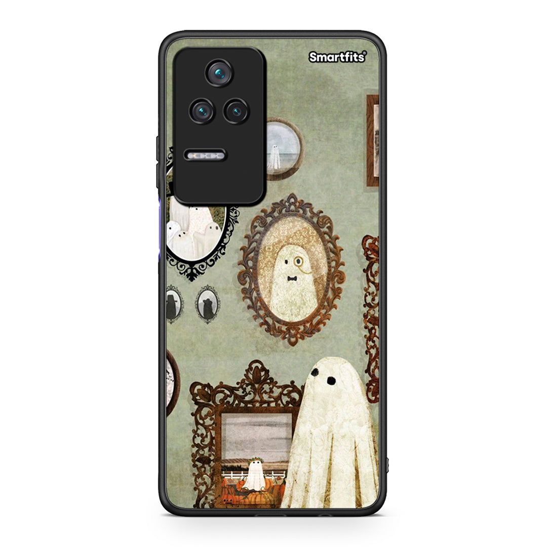 Xiaomi Poco F4 / Redmi K40S Halloween Ghost Season θήκη από τη Smartfits με σχέδιο στο πίσω μέρος και μαύρο περίβλημα | Smartphone case with colorful back and black bezels by Smartfits