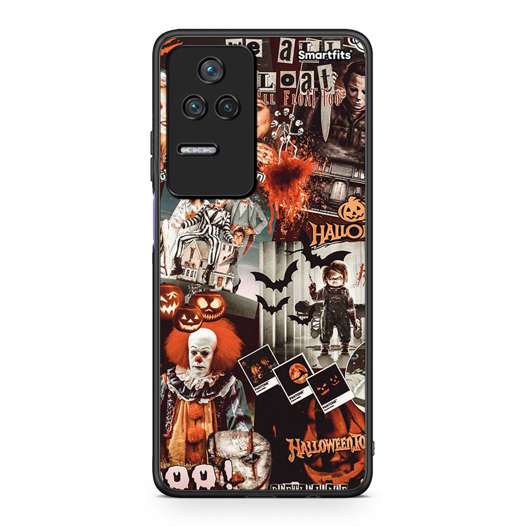 Xiaomi Poco F4 / Redmi K40S Halloween Spooky Season θήκη από τη Smartfits με σχέδιο στο πίσω μέρος και μαύρο περίβλημα | Smartphone case with colorful back and black bezels by Smartfits