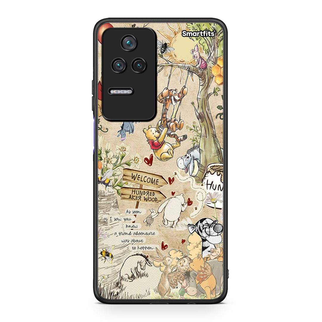 Xiaomi Poco F4 / Redmi K40S Happy Friends θήκη από τη Smartfits με σχέδιο στο πίσω μέρος και μαύρο περίβλημα | Smartphone case with colorful back and black bezels by Smartfits