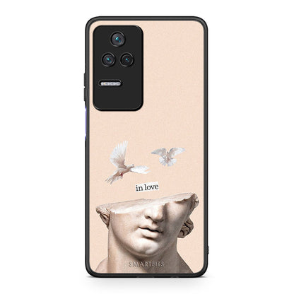 Xiaomi Poco F4 / Redmi K40S In Love θήκη από τη Smartfits με σχέδιο στο πίσω μέρος και μαύρο περίβλημα | Smartphone case with colorful back and black bezels by Smartfits