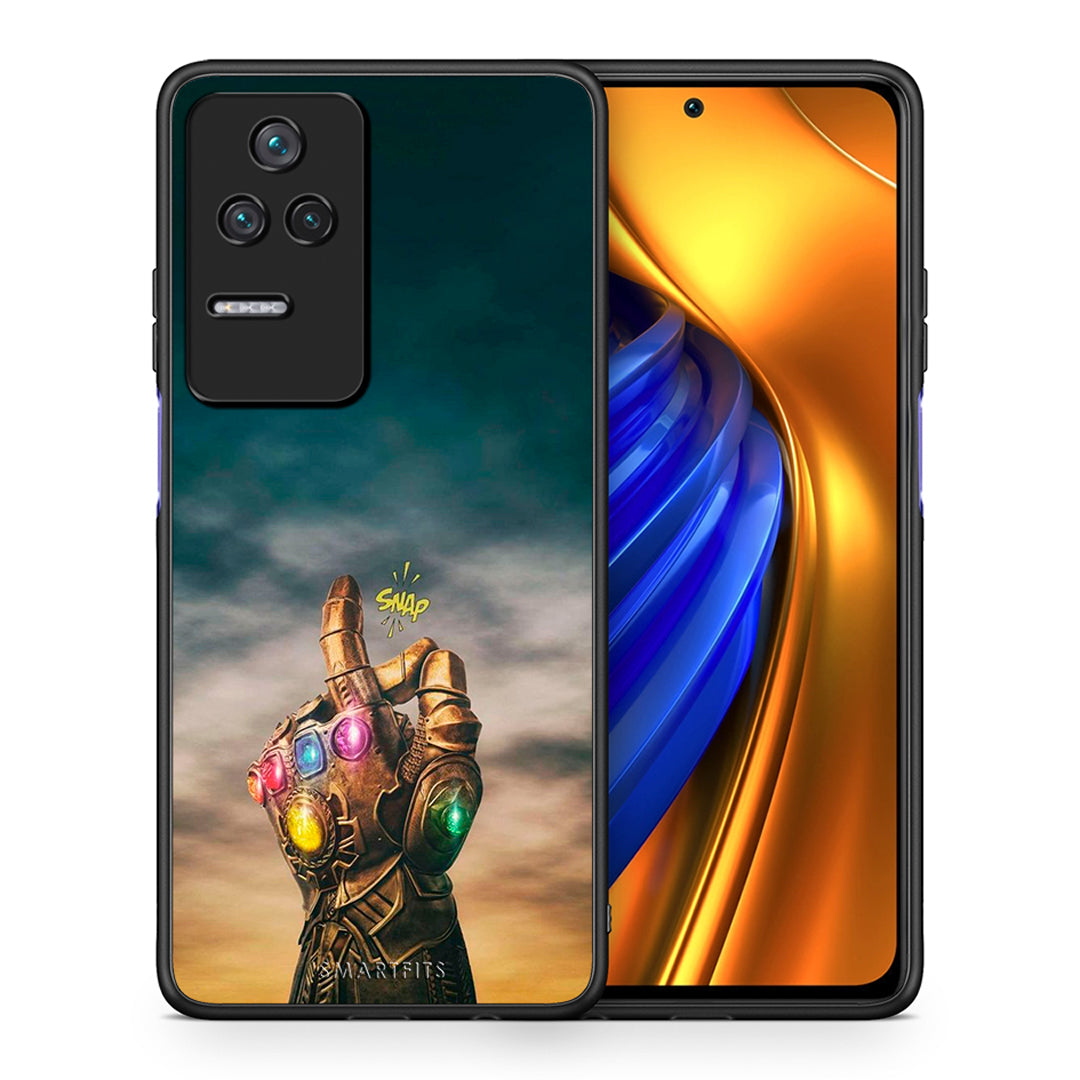 Θήκη Xiaomi Poco F4 / Redmi K40S Infinity Snap από τη Smartfits με σχέδιο στο πίσω μέρος και μαύρο περίβλημα | Xiaomi Poco F4 / Redmi K40S Infinity Snap case with colorful back and black bezels