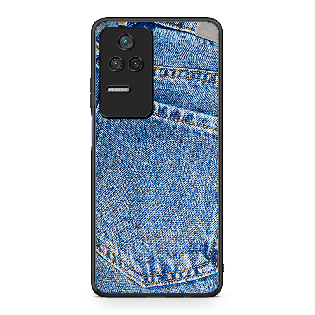 Xiaomi Poco F4 / Redmi K40S Jeans Pocket θήκη από τη Smartfits με σχέδιο στο πίσω μέρος και μαύρο περίβλημα | Smartphone case with colorful back and black bezels by Smartfits