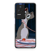 Thumbnail for Xiaomi Poco F4 / Redmi K40S Lady And Tramp 1 Θήκη Αγίου Βαλεντίνου από τη Smartfits με σχέδιο στο πίσω μέρος και μαύρο περίβλημα | Smartphone case with colorful back and black bezels by Smartfits