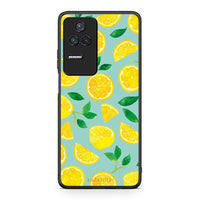Thumbnail for Xiaomi Poco F4 / Redmi K40S Lemons θήκη από τη Smartfits με σχέδιο στο πίσω μέρος και μαύρο περίβλημα | Smartphone case with colorful back and black bezels by Smartfits