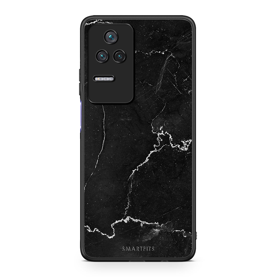 1 - Xiaomi Poco F4 / Redmi K40S black marble case, cover, bumper