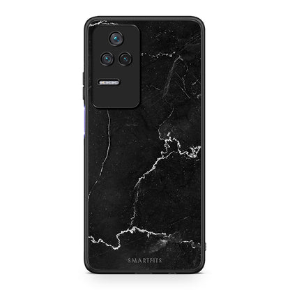 1 - Xiaomi Poco F4 / Redmi K40S black marble case, cover, bumper