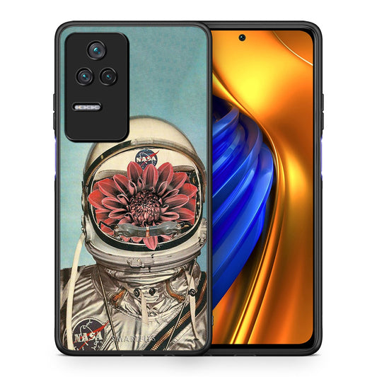 Θήκη Xiaomi Poco F4 / Redmi K40S Nasa Bloom από τη Smartfits με σχέδιο στο πίσω μέρος και μαύρο περίβλημα | Xiaomi Poco F4 / Redmi K40S Nasa Bloom case with colorful back and black bezels